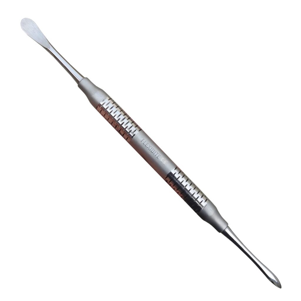 Periosteal Elevator Molt 9 dual-ended stainless steel dental surgical instrument with knurled grip