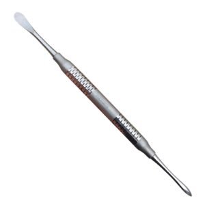 Periosteal Elevator Molt 9 dual-ended stainless steel dental surgical instrument with knurled grip